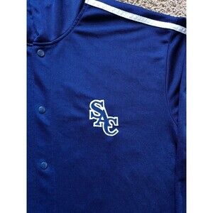Saint Augustine Falcons Jacket Men's Size XXL Blue Short Sleeve